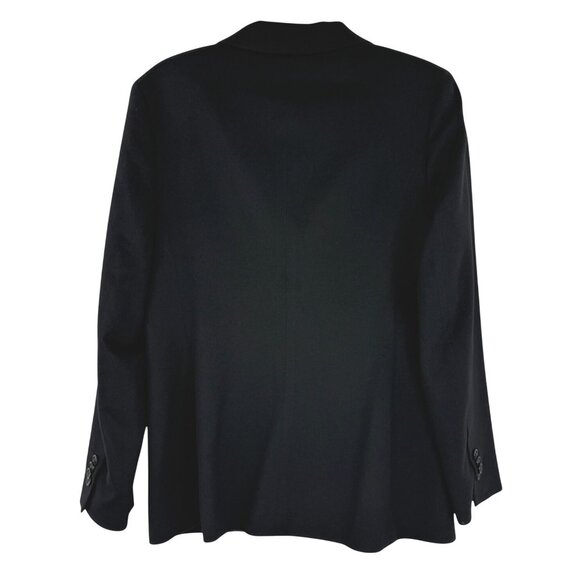 Brooks Brothers Loro Piana Black Italian Luxury Cashmere Blazer Jacket Workwear - Picture 8 of 16